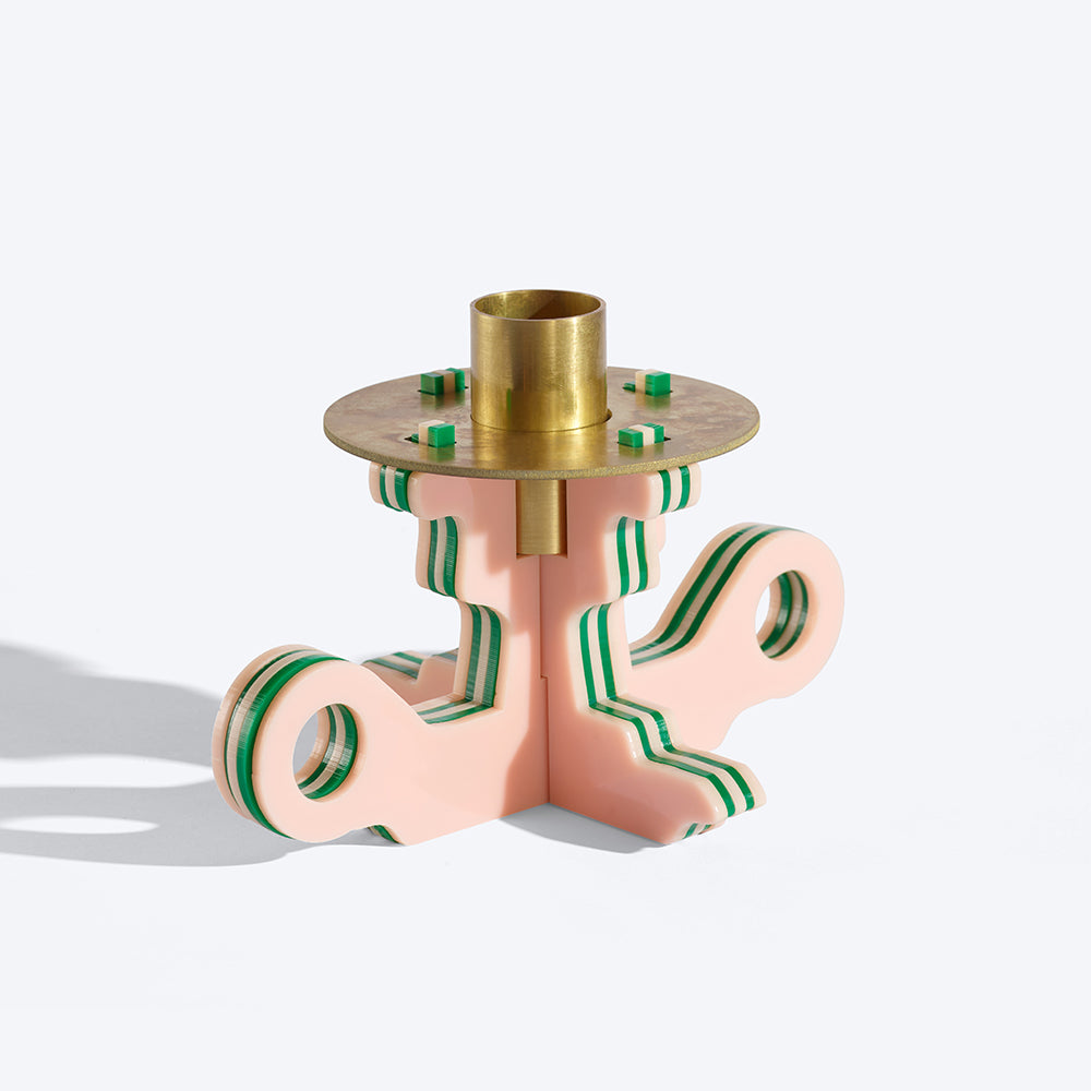 NU x REISH Candle Holder | pink