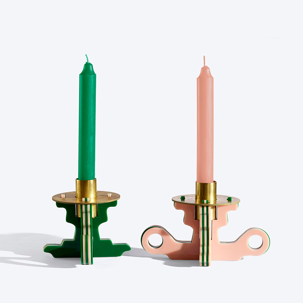 NU x REISH Candle Holder | pink