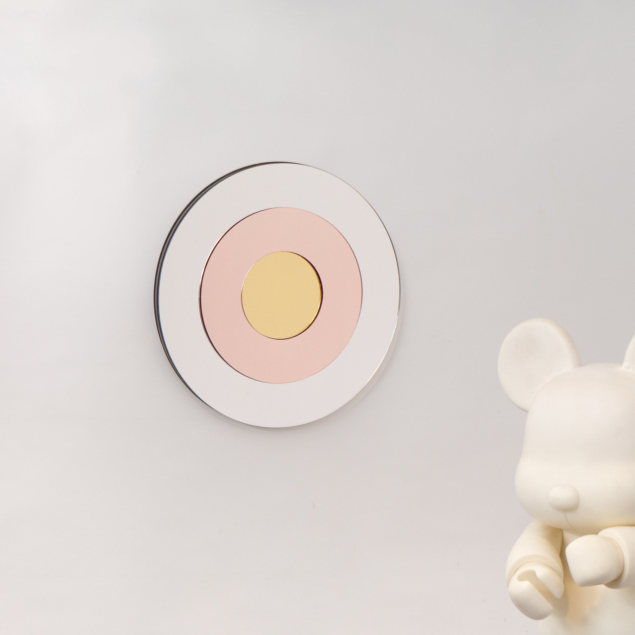 TARGET small - silver+pink+gold